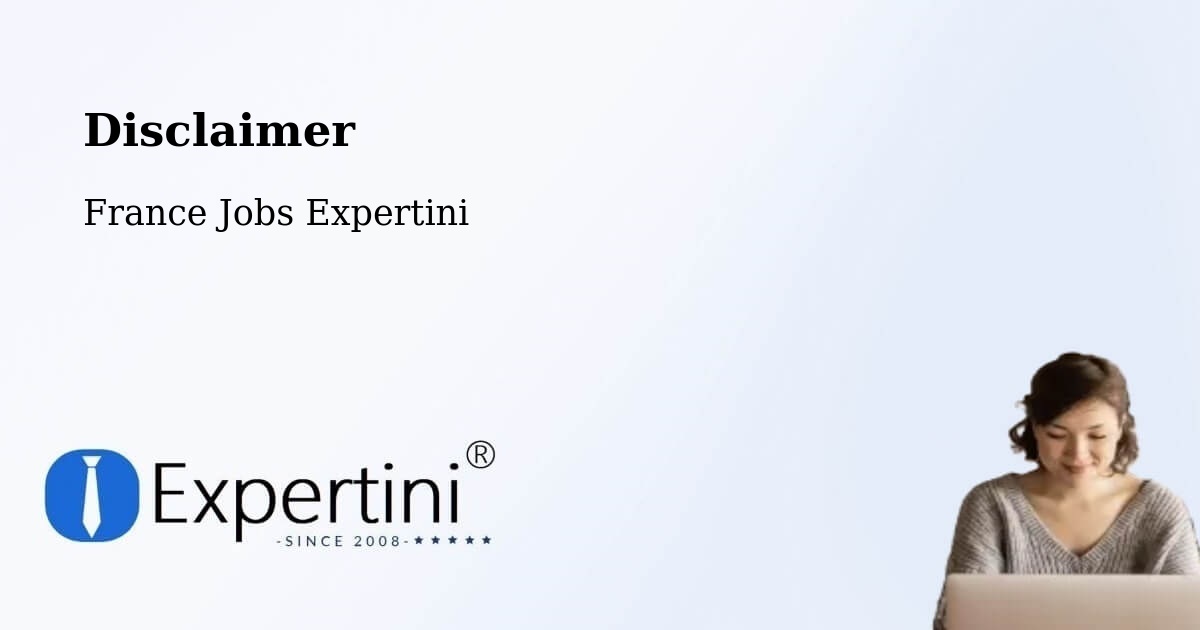 Disclaimer – Thoiry - France Jobs Expertini